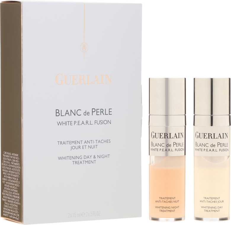 Курс проти пігментних плям - Guerlain Blanc De Perle Whitening Day & Night Treatment — фото N1