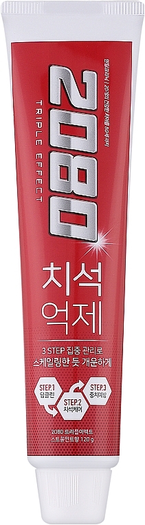 Зубная паста "Тройной эффект" с сильным мятным вкусом - Aekyung 2080 Triple Effect Strong Mint — фото N1