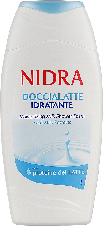 Пена-молочко для душа c молочными протеинами "Увлажняющая" - Nidra Moisturizing Milk Shower Foam With Milk Proteins — фото N1