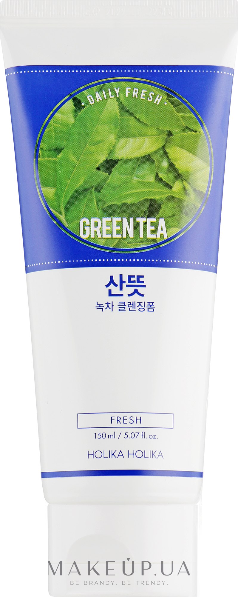 Освежающая очищающая пенка - Holika Holika Daily Fresh Green Tea Cleansing Foam — фото 150ml