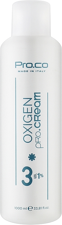 Окислитель кремообразный, 1% - Pro. Co Oxigen 3 Vol — фото N1