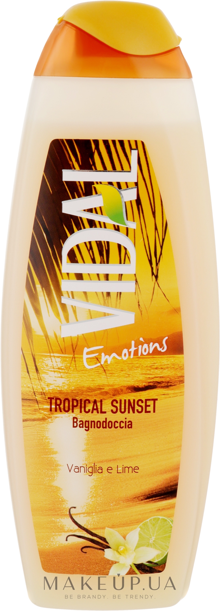 Гель для душу "Ваніль і лайм" - Vidal Tropical Sunset Vanilla & Lime Shower Gel — фото 500ml