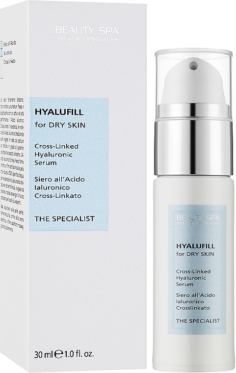 Гиалуроновая антивозрастная сыворотка для сухой кожи вокруг глаз и для лица - Beauty Spa The Specialist Hyalufill — фото N2