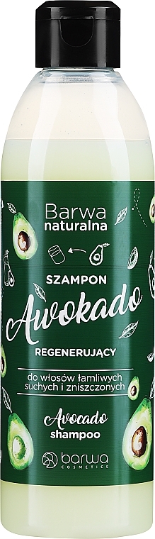 Шампунь для волосся "Авокадо" - Barwa Avocado Hair Shampoo