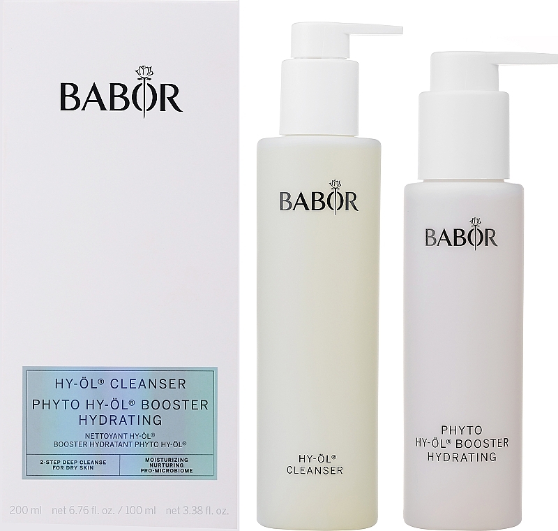 Набор - Babor Cleansing HY-OL Phyto Booster Hydrating Set (booster/100ml + oil/200ml) — фото N1