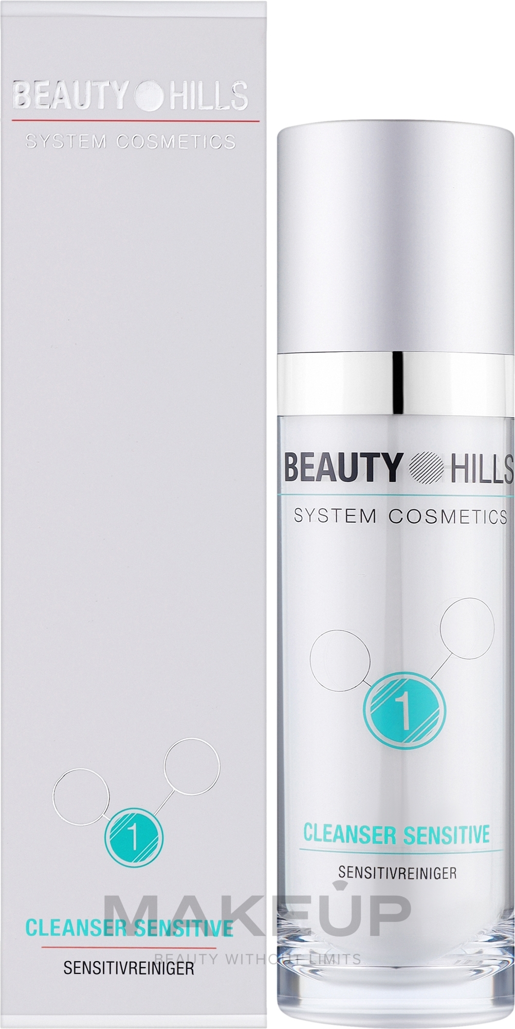 Гель очищувальний для чутливої шкіри обличчя - Beauty Hills Cleanser Sensitive 1 — фото 120ml