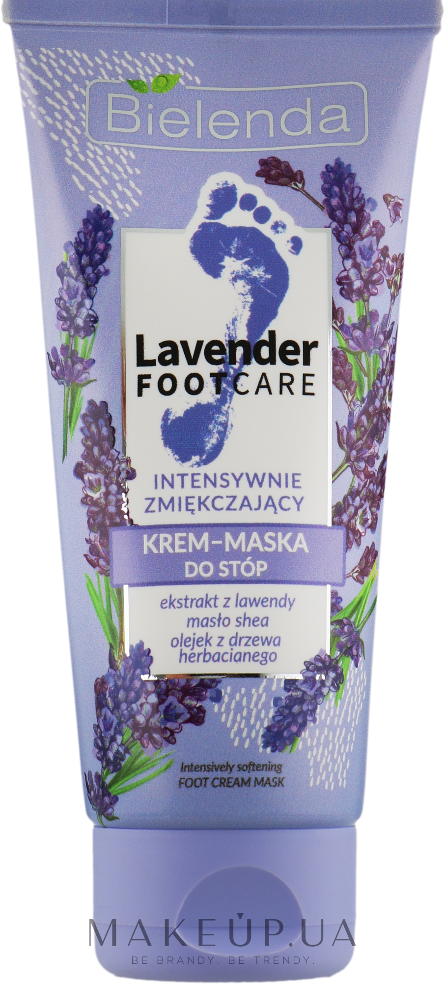 Пом'якшувальна крем-маска для ніг - Bielenda Lavender Foot Care Foot Cream Mask — фото 100ml