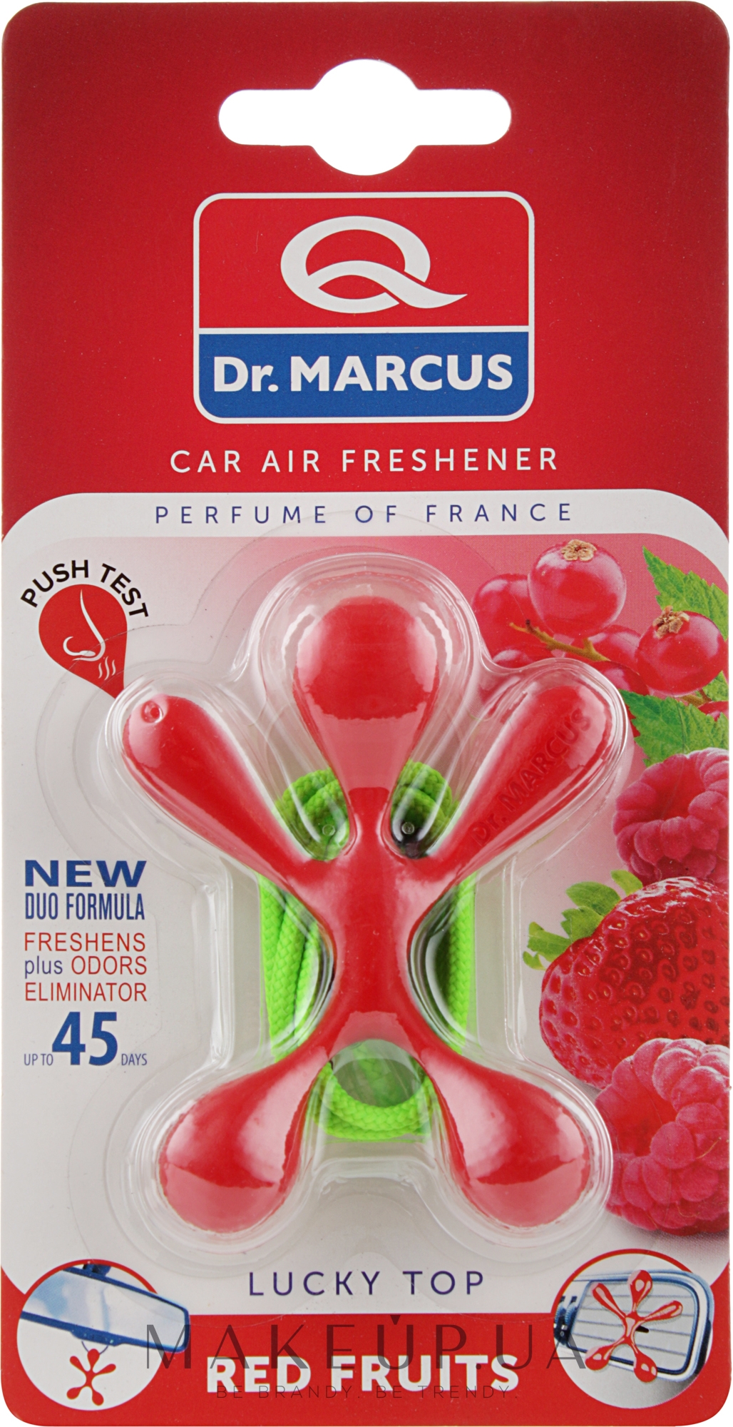 Ароматизатор воздуха для автомобиля "Красные фрукты" - Dr.Marcus Lucky Top Red Fruits — фото 23g