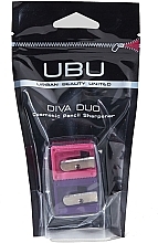 Двойная точилка для косметических карандашей - UBU Diva Duo Cosmetic Pencil Sharpener — фото N2