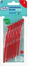 Межзубный ершик - TePe Interdental Brushes Angle Red 0,5мм — фото N1