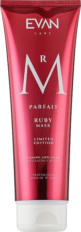 Маска для блеска и оживления цвета волос - Evan Care Parfait Ruby Mask — фото N1