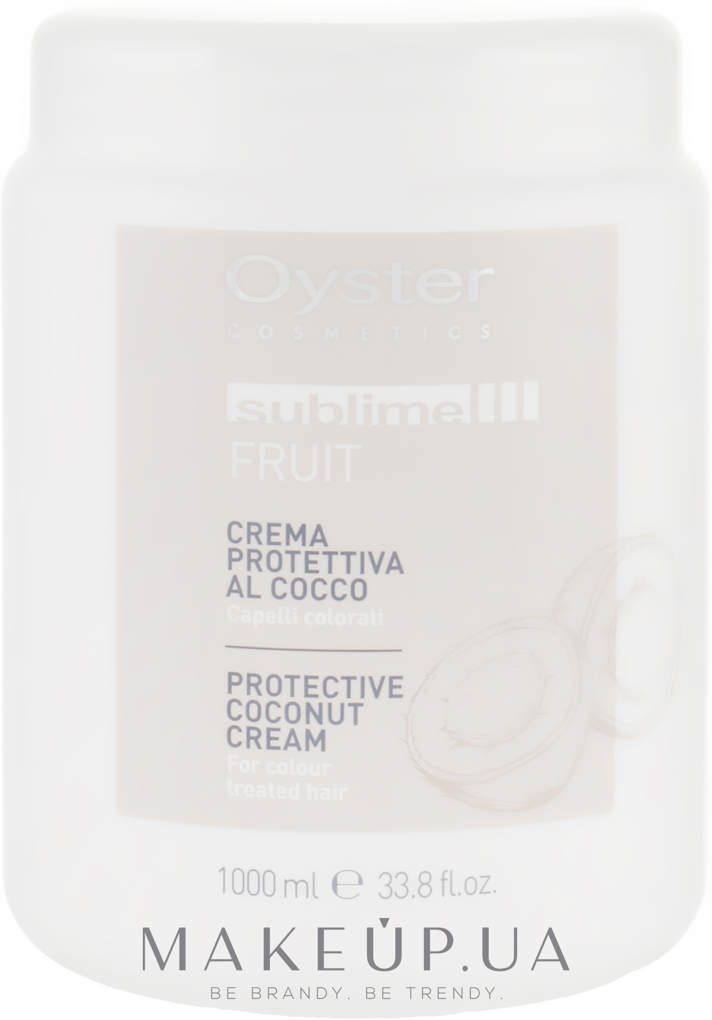 Маска для фарбованого волосся з екстрактом кокоса - Oyster Cosmetics Sublime Fruit Coconut Extract Mask — фото 1000ml