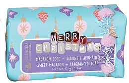 Парфумерія, косметика Мило "Солодкий макарун" - Essencias De Portugal Merry Christmas Sweet Macaron Soap
