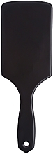 Щётка для волос широкая С0264, чёрная с цветными зубчиками - Rapira — фото N2