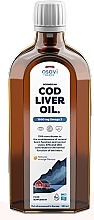 Пищевая добавка в виде масла печени трески с ароматом апельсина - Osavi Cod Liver Oil 1000 Mg Omega 3 — фото N1