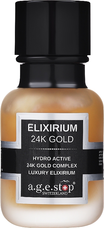 Олія для обличчя - A.G.E. Stop 24K Gold Luxury Elixirium — фото N1
