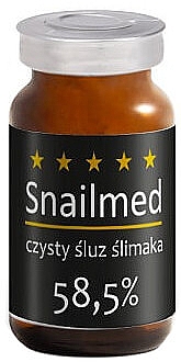 Відновлювальна сироватка для обличчя й тіла - Snailmed Clean Snail Slime 58,5% Black Serum — фото N1