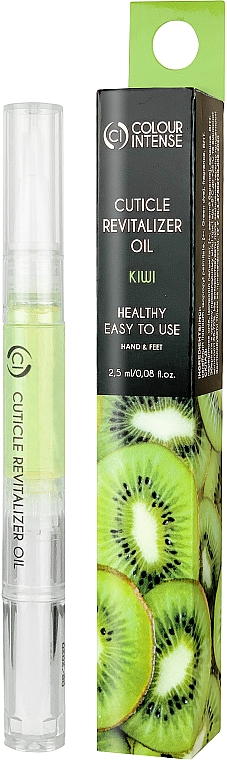 Відновлювальна олія для кутикули "Ківі" - Colour Intense Cuticle Revitalizer Oil Kiwi — фото N1