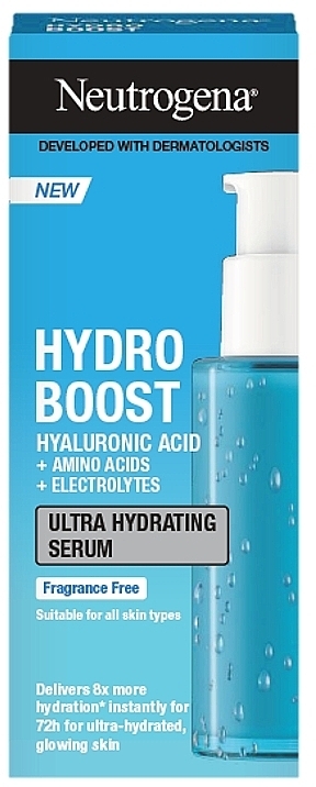 Увлажняющая сыворотка для лица - Neutrogena Hydro Boost Ultra Hydrating Serum — фото N2