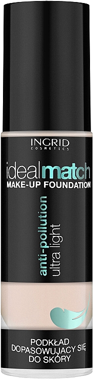 Тональний крем - Ingrid Cosmetics Ideal Match Anti-pollution Ultra Light — фото N1