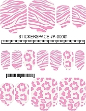 Дизайнерские наклейки для ногтей "Wraps P-00001" - StickersSpace — фото N1