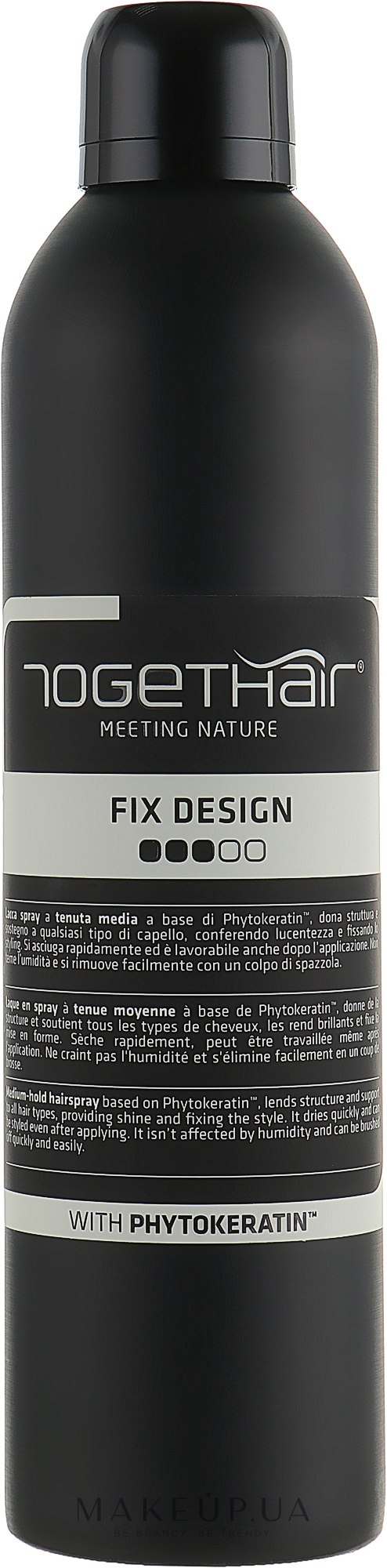 Спрей для волосся, середньої фіксації - Togethair Fix Design Spray — фото 400ml