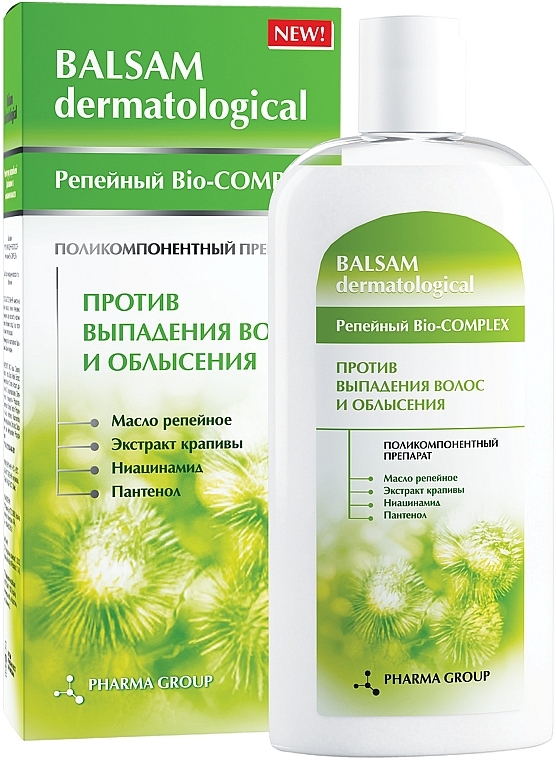 Бальзам против выпадения волос "Репейный bio-complex" - Pharma Group Laboratories Balsam Dermatological 
