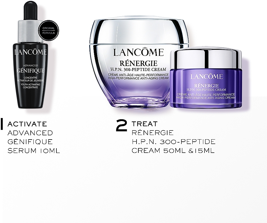 Набор - Lancome Renergie (cr/50ml + cr/15ml + ser/10ml) — фото N5