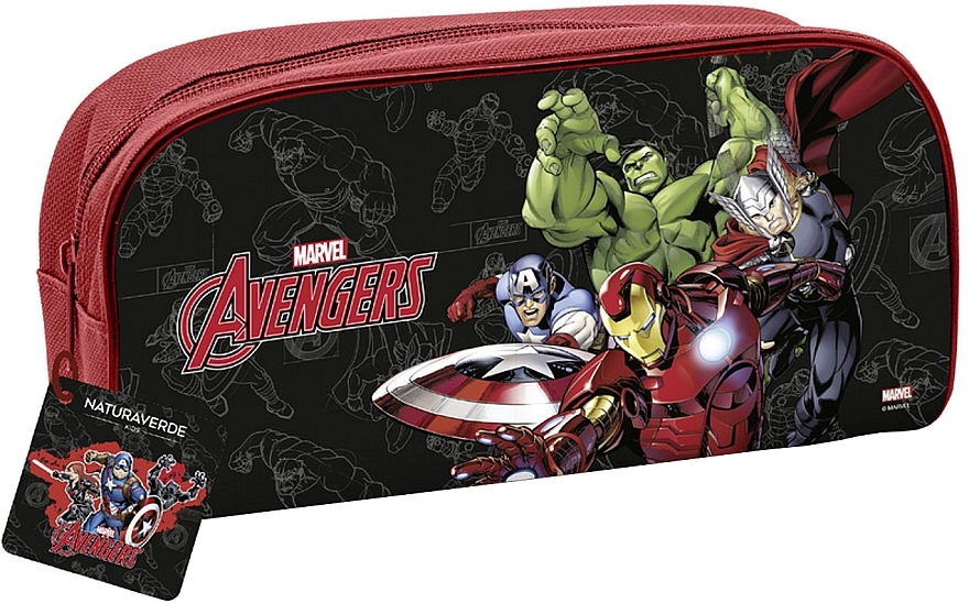 Набір - Naturaverde Kids Avengers (sh/gel/100ml + shm/100ml + bag) — фото N1