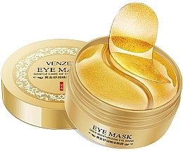 Гидрогелевые патчи с коллоидным золотом и спирулиной - Veze (Venzen) Gold Moisturizing Eye Mask — фото N1