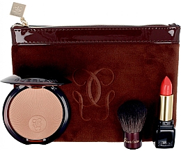 Парфумерія, косметика Набір   - Guerlain Terracotta Set (powder/10g + lipstick/3.5g + m/brush/1pcs + bag/1pcs)