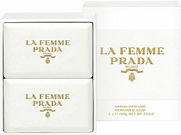 Духи, Парфюмерия, косметика Prada La Femme Prada - Набор (soap/2*100g)