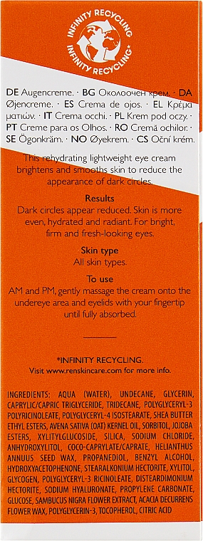 Крем для очей - Ren Brightening Dark Circle Eye Cream — фото N3