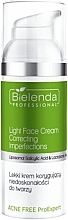Парфумерія, косметика Крем для зменшення недосконалостей із кислотами - Bielenda Professional Acne Free Pro Expert Light Face Cream Correcting Imperfections