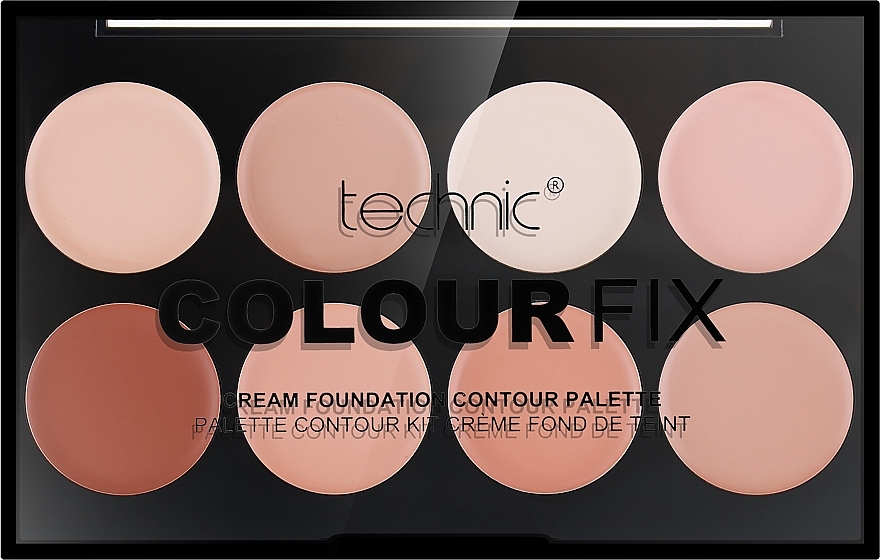Палетка для контурування - Technic Cosmetics Cream Foundation Contour Palette — фото N2
