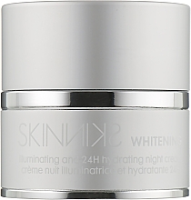 Відбілюючий антивіковий зволожуючий нічний крем - Skinniks Whitening Illuminating and 24H Hydrating Night Cream — фото N1