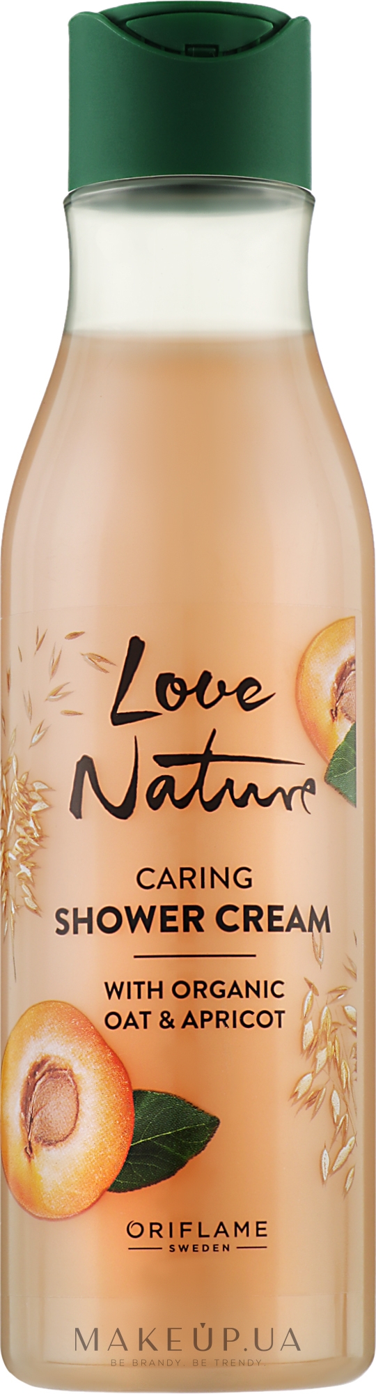 Крем для душу "Овес та абрикос" - Oriflame Love Nature Caring Shower Cream — фото 250ml