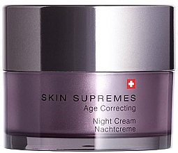 Духи, Парфюмерия, косметика Ночной крем для лица - Artemis of Switzerland Skin Supremes Age Correcting Night Cream