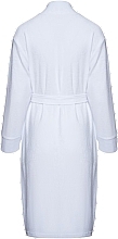 Халат жіночий з мікромахри, білий - German Volf — фото N2