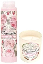 Духи, Парфюмерия, косметика Набор - Nesti Dante Romantica Florentine Rose & Peony (liquid/300ml + candle/160g)