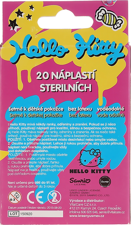 Захисний пластир для дітей - VitalCare Hello Kitty Kids Plasters — фото N6