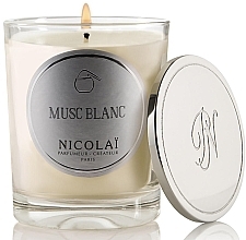 Nicolai Parfumeur Createur Musc Blanc - Парфюмированная свеча — фото N2