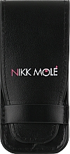 Nikk Mole - Набір з двох рожевих пінцетів для брів у чохлі — фото N3