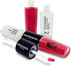 Парфумерія, косметика Стійка помада для губ 2 в 1 - Dermacol 16H Lip Colour Extreme Long-Lasting Lipstick