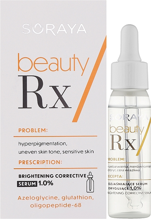 Осветляющая корректирующая сыворотка для лица - Soraya Beauty Rx — фото N2