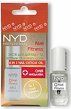 Духи, Парфюмерия, косметика Масло для ногтей "Миндаль" - NYD Professional Nail Fitness 6in1 Almond Cuticle Oil