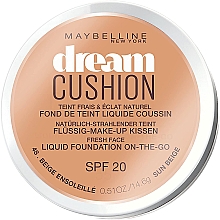 Духи, Парфюмерия, косметика Тональный крем-кушон для лица - Maybelline Dream Cushion Liquid Foundation 