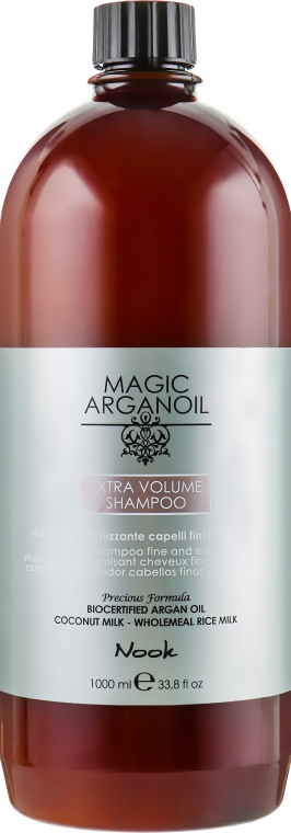 Шампунь для об'єму тонкого і ослабленого волосся - Nook Magic Arganoil Extra Volume Shampoo — фото N3