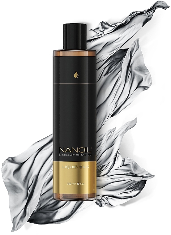 Міцелярний шампунь з рідким шовком - Nanoil Liquid Silk Micellar Shampoo — фото N5