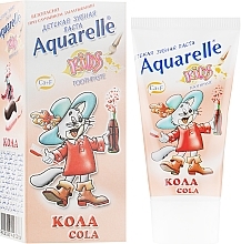 Духи, Парфюмерия, косметика УЦЕНКА Детская зубная паста "Кола" - Sts Cosmetics Aquarelle Kids Toothpaste *